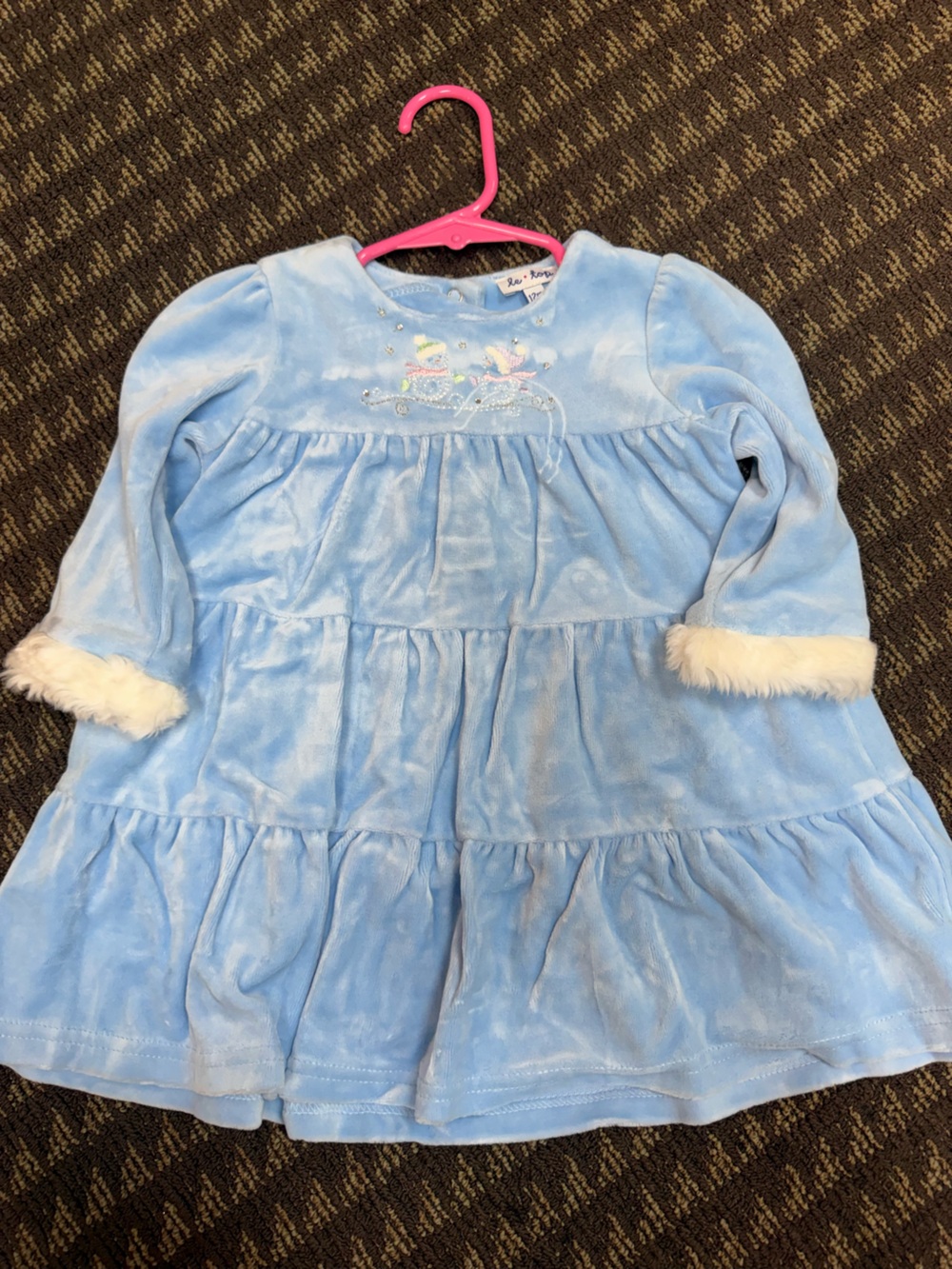 Le Top Light Blue Plush Baby Accessory